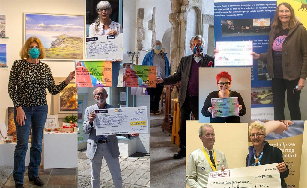 Art4Action charity presentation collage